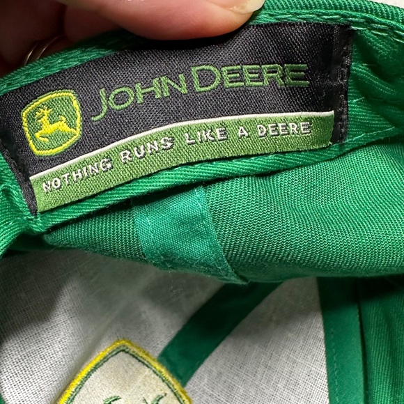 NWT John Deere Embroidered SnapBack Trucker Cap Hat Green Adult Unisex OS - Picture 10 of 11